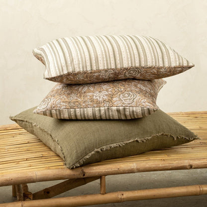 Duo Floret Kidney Reversible Toss Pillow - LndmarkClub USA